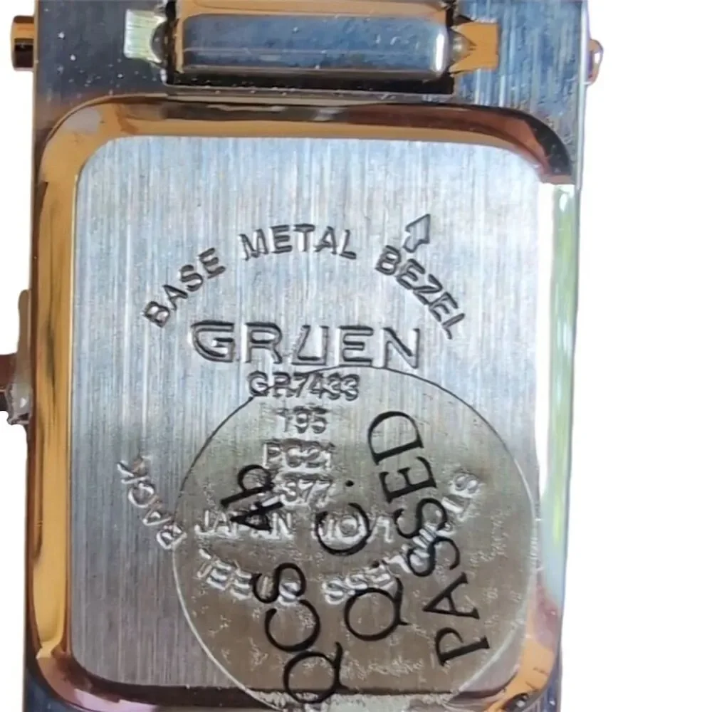 Vintage Gruen Women's Quartz Watch Set with Interchangeable Straps